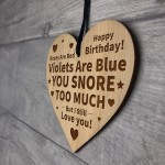 Funny Birthday Gift For Him Her Engraved Heart Birthday Gifts