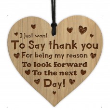 Boyfriend Girlfriend Gifts THANK YOU Engraved Heart Anniversary