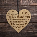 Boyfriend Girlfriend Gifts THANK YOU Engraved Heart Anniversary