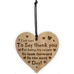 Boyfriend Girlfriend Gifts THANK YOU Engraved Heart Anniversary
