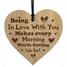 Cute Anniversary Gift For Him Her Engraved Heart Boyfriend Wife