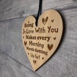 Cute Anniversary Gift For Him Her Engraved Heart Boyfriend Wife