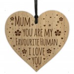 Mum Gifts Engraved Wood Heart Mum Birthday Gifts Mum Christmas