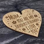 Mum Gifts Engraved Wood Heart Mum Birthday Gifts Mum Christmas