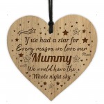 Mummy Gifts LOVE Engraved Heart Mummy Birthday Christmas Gift