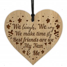 Nan Gifts Birthday Christmas BEST FRIEND GIFT Engraved Heart