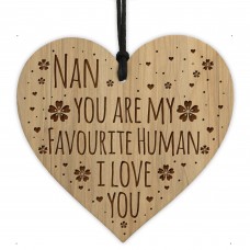 Nan Gift Birthday Christmas NAN PLAQUE Engraved Heart Gift
