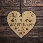 Nan Gift Birthday Christmas NAN PLAQUE Engraved Heart Gift