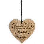 Gift For Nanny Birthday Christmas Engraved Heart LOVE Gift