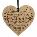 Funny Mum Gift Birthday Christmas Engraved Heart Mum Gifts