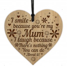 Funny Mum Gift Birthday Christmas Engraved Heart Mum Gifts