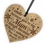 Funny Mum Gift Birthday Christmas Engraved Heart Mum Gifts