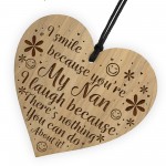 Funny Nan Gift Birthday Christmas Engraved Heart Nan Gifts