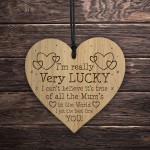 Mum Gift Birthday Christmas Engraved Heart Thank You Daughter