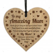 Mothers Day Gift Ideas Engraved Heart Mum Gift From Daughter