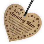 Mothers Day Gift Ideas Engraved Heart Mum Gift From Daughter