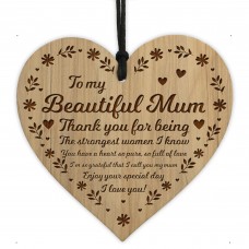 Beautiful Mum Gift Ideas Engraved Heart Mum Birthday Christmas