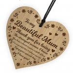 Beautiful Mum Gift Ideas Engraved Heart Mum Birthday Christmas