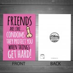 Funny Friendship Birthday Card For Her Rude Humour Card