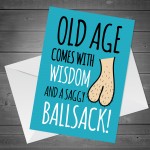 Funny Rude Birthday Card For Him Cheeky Humour Card For Men Dad 
