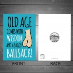 Funny Rude Birthday Card For Him Cheeky Humour Card For Men Dad 