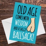 Funny Rude Birthday Card For Him Cheeky Humour Card For Men Dad 