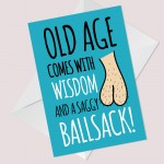 Funny Rude Birthday Card For Him Cheeky Humour Card For Men Dad 