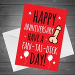 Funny Rude Anniversary Card For Him Her Boyfriend Girlfriend