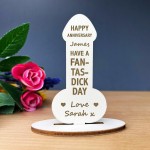 Funny Rude Anniversary Gift For Him Husband Boyfriend Engraved