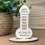 Funny Rude Anniversary Gift For Him Husband Boyfriend Engraved