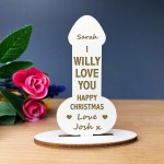 Funny Rude Christmas Gift For Her Girlfriend Wife Engraved