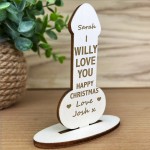 Funny Rude Christmas Gift For Her Girlfriend Wife Engraved