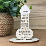 Funny Rude Boyfriend Husband Gifts Personalised Novelty Birthday