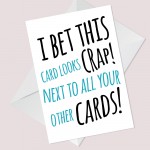 Funny Birthday Card For Dad Mum Son Daughter Humour Card Novelty