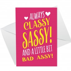 Birthday Card For Daughter Mum Auntie Funny Humour Card Novelty
