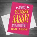 Birthday Card For Daughter Mum Auntie Funny Humour Card Novelty
