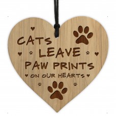 Memorial Plaque For Cat Engraved Heart Cat Gift Cat Sign