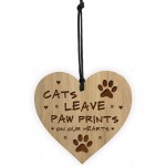Memorial Plaque For Cat Engraved Heart Cat Gift Cat Sign