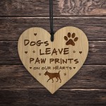 Memorial Plaque For Dog Engraved Heart Dog Gift Dog Sign