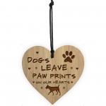 Memorial Plaque For Dog Engraved Heart Dog Gift Dog Sign