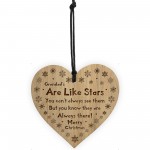 Grandad Christmas Wooden Heart Gift For Grandfather Gift