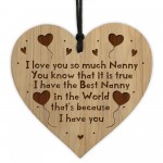 Nanny Gifts For Birthday Engraved Heart Gift For Nanny Thank You