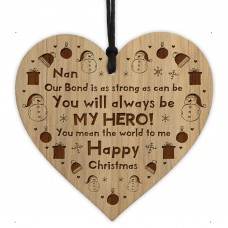 Cute Nan Gifts For Christmas Engraved Heart Nan Gifts