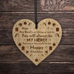 Cute Nan Gifts For Christmas Engraved Heart Nan Gifts