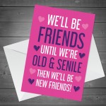 Christmas Birthday Card For Friend Best Friend Christmas Card