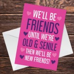Christmas Birthday Card For Friend Best Friend Christmas Card