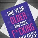 Funny Birthday Card For Her Joke Humour Card For Friend Women