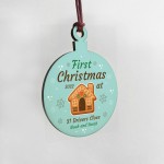 Personalised First 1st Christmas New Home Bauble Tree Decoration