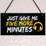 Funny Gamer Gift Gaming Sign For Boys Bedroom Games Room Gift