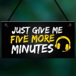 Funny Gamer Gift Gaming Sign For Boys Bedroom Games Room Gift